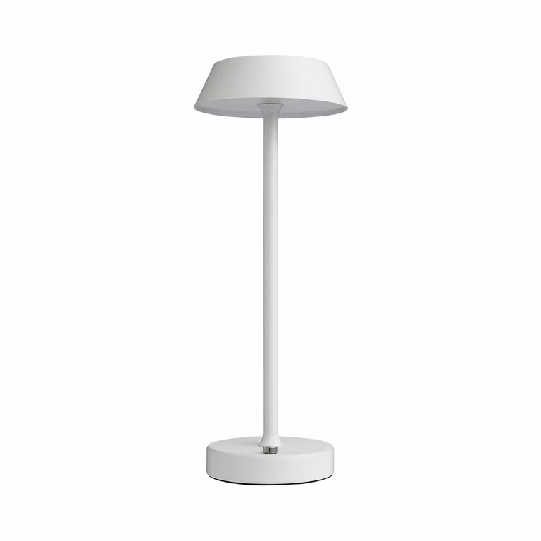 Pagazzi Energize White LED Rechargeable Desk Table Lamp with Touch Sensor