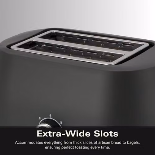 Hamilton Beach 2 Slice Toaster with Cable Storage, 800W, Anthracite Grey – 6