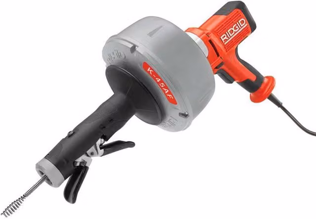 RIDGID K-45 AUTOFEED Drain Cleaning Gun 240V, Grey (63703)