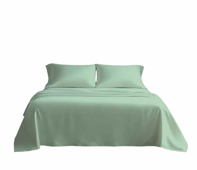 Home Sweet Home UK Snug City Microfibre Plain Blue King Size Flat Sheet, W: 180 cm x D: 200 cm
