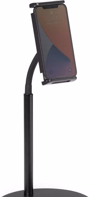 TWIST 360 Gooseneck Tablet and Phone Holder iPad Desk Stand - Black