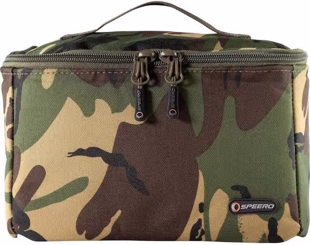 Speero Camo Cool Bag in Dark Green and Multicolour, Small