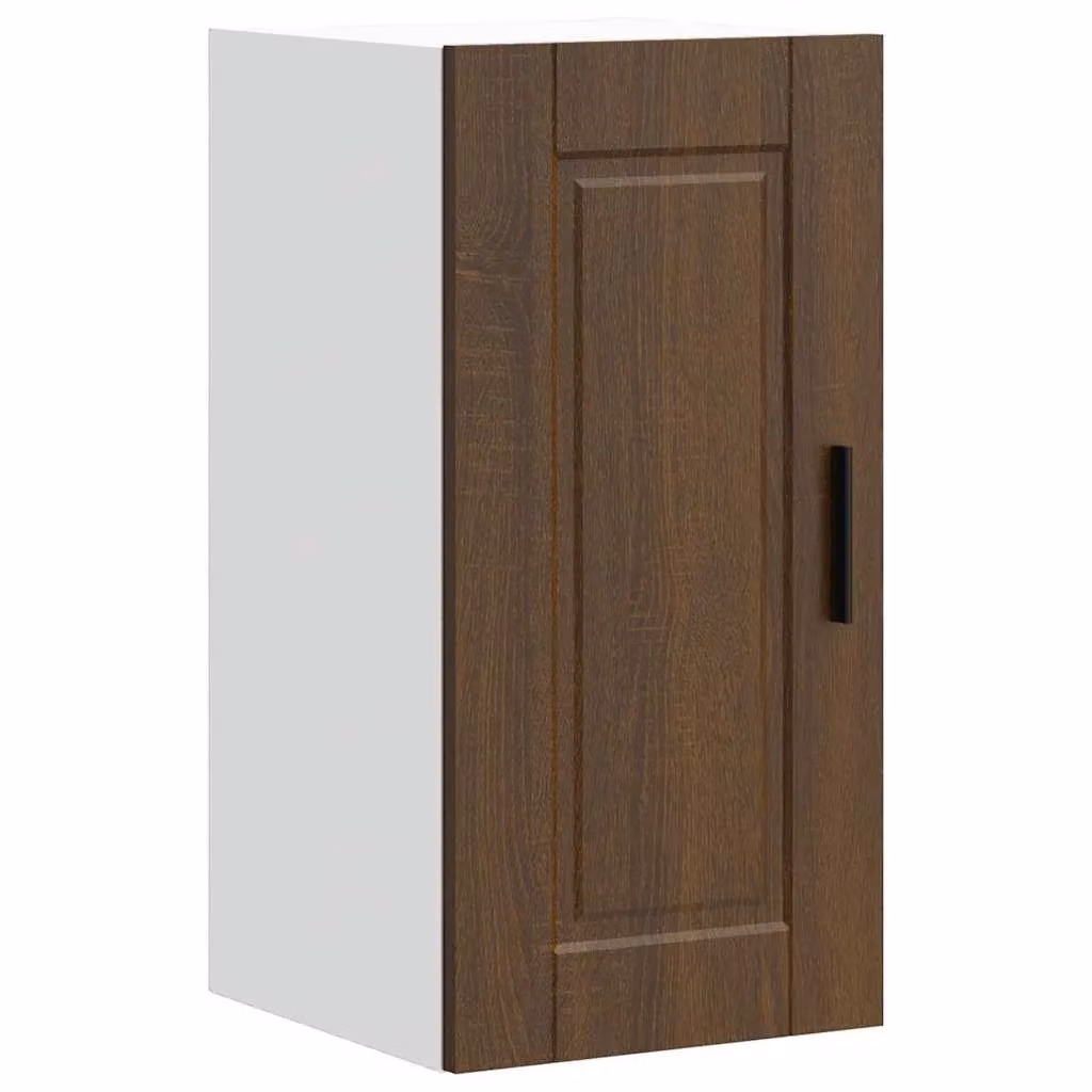 Berkfield Home Porto Wall Mounted Kitchen Cabinet in Brown Oak Engineered Wood – 2