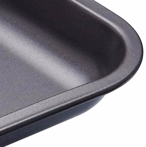 MasterClass Non-Stick Rectangular Open Roasting Pan, Grey, W: 27 cm, D: 21 cm, H: 4 cm – 6