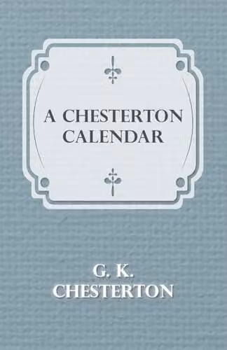 Chesterton Blue Paper Calendar for Adults