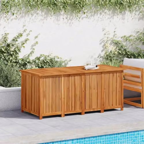 vidaXL Garden Storage Box in Brown Oiled Acacia Wood W/D/H: 175 x 80 x 75 cm – 2