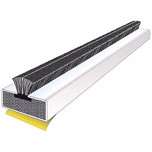 Loops 10 Pack Self-Adhesive Intumescent Fire and Smoke Door Seals, White, W: 1050 mm, H: 10 mm, D: 4 mm