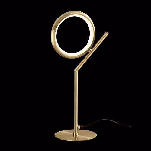 Netlighting Olimpia LED Table Lamp, 8W, 3000K Warm White, 600lm, Gold/Brass – 2