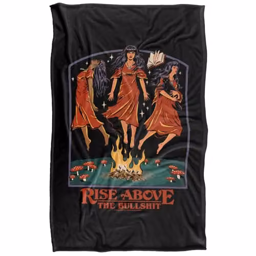 Steven Rhodes Rise Above Super Soft Fleece Throw Blanket, Multicolour, W/D/H: 91 x 147 cm – 5