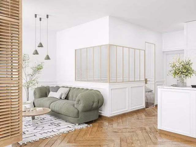 Vente-unique Corner Workshop with Powder-Coated Aluminium Frame and Glass Roof in Brown, W: 182.2 cm, D: 152.2 cm, H: 105 cm – 1