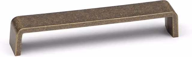 Handle & Home Square Bar Cabinet Handles in Matt Antique Brass, 168mm
