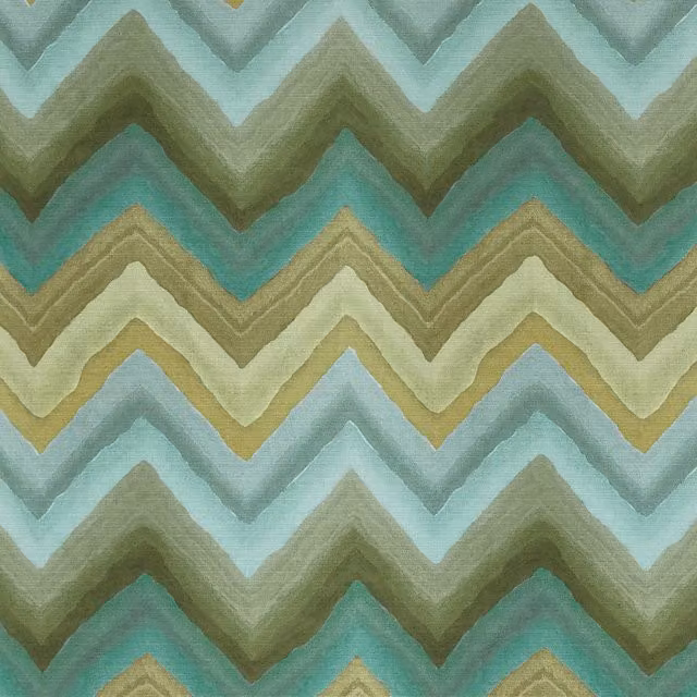 Prestigious Textiles Zendaya Fabric in Green and Multicolour