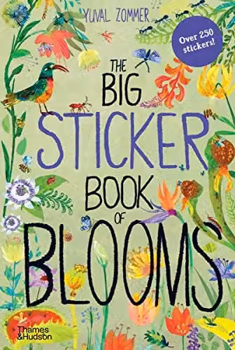 The Big Sticker Book of Blooms by Thames & Hudson, Multicolour Paper Sticker Book for Children