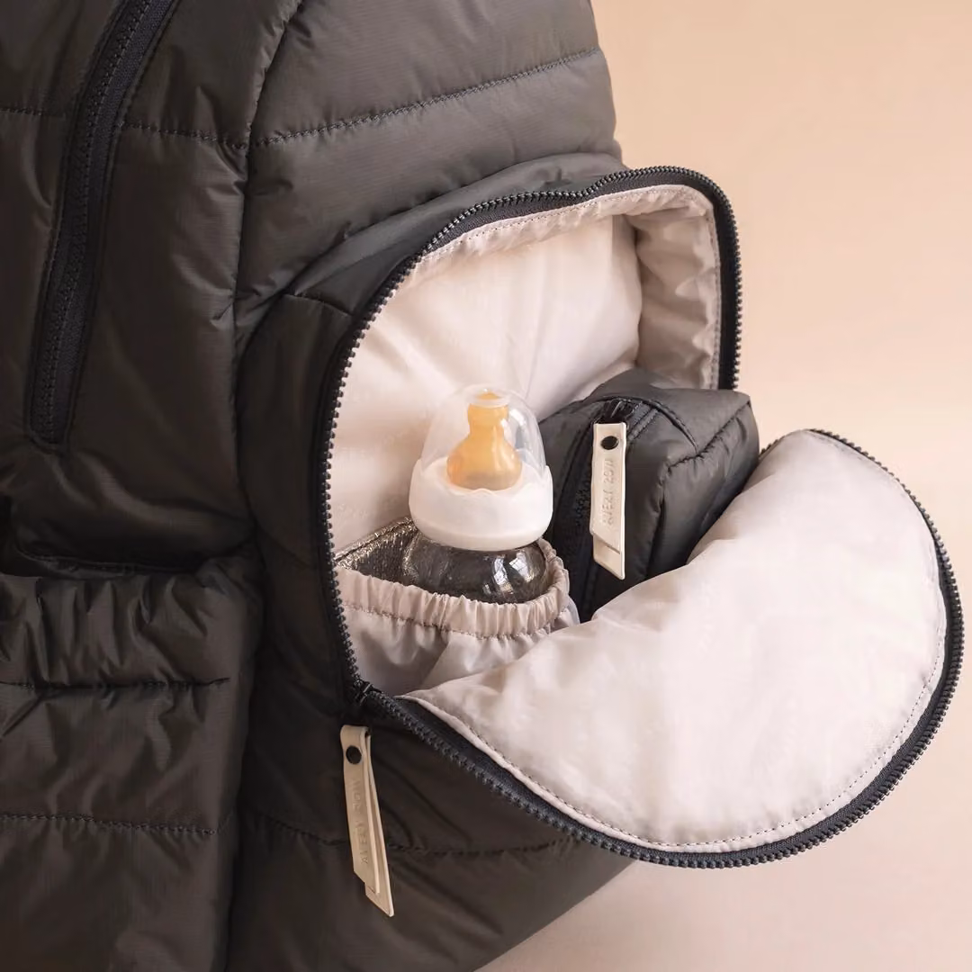 Avery Row Baby Changing Backpack in Soft Black – 3