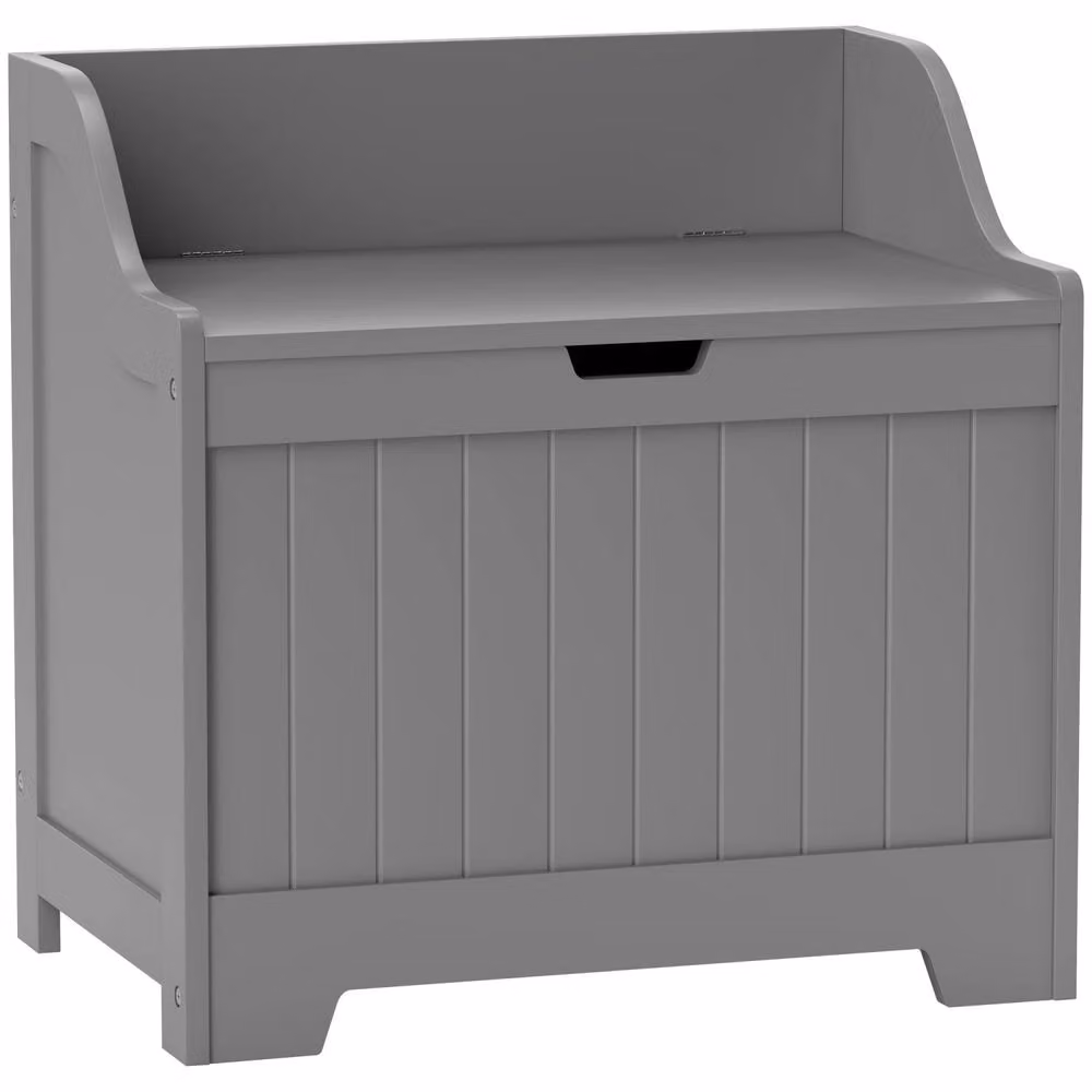 Wyld Haus Ralofa Grey MDF Storage Chest with Soft Close Lid, W/D/H: 56.5 x 38.0 x 56.0 cm – 2
