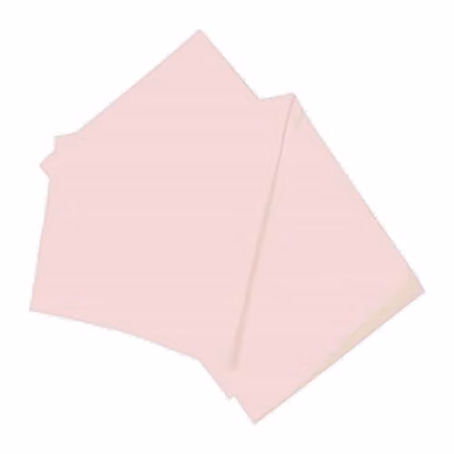Belledorm Brushed Cotton Flannelette Flat Sheet, Pink, W: 90 cm, L: 200 cm