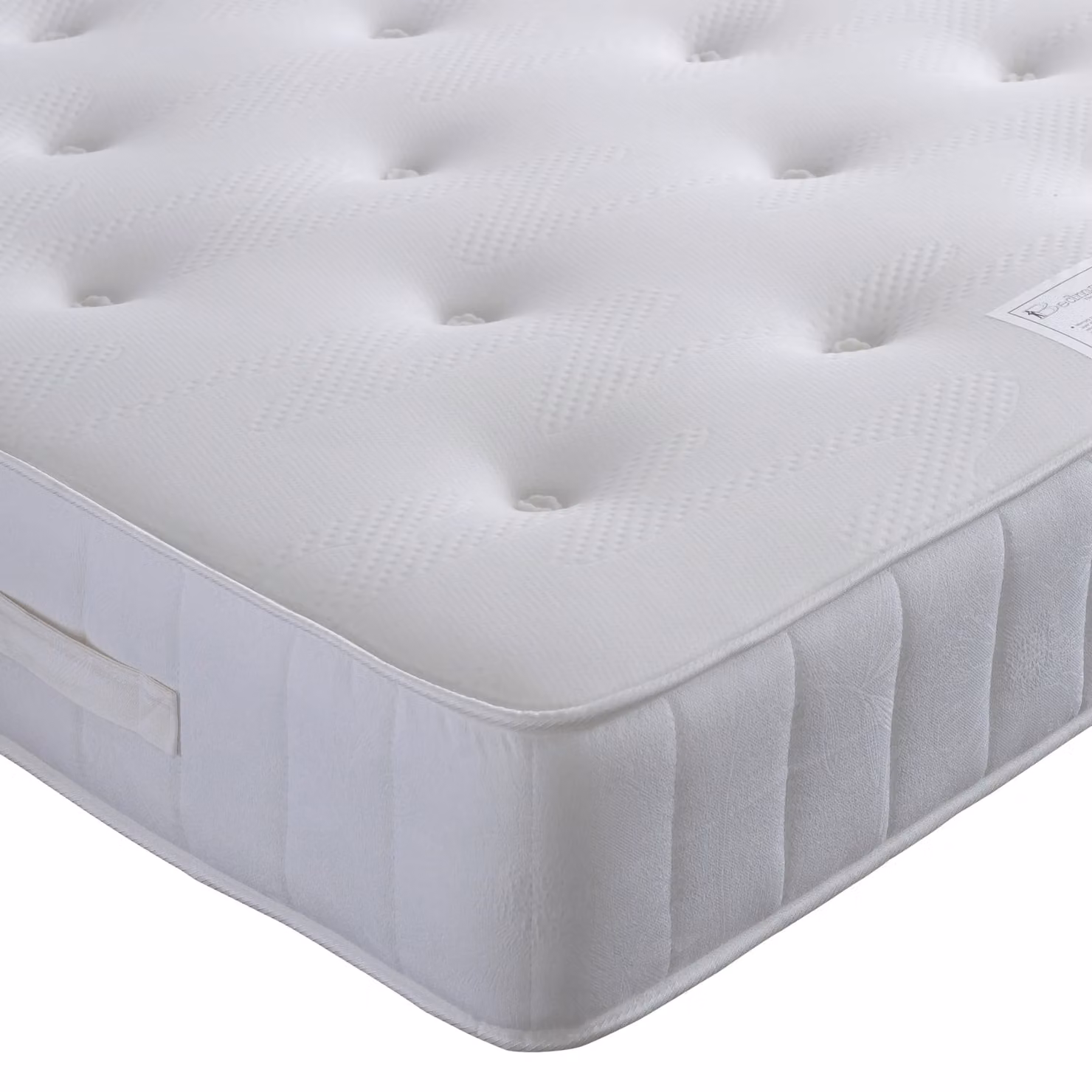 Bedmaster Memory Maestro Hybrid Memory Foam Plush Velvet Divan Set and Headboard in Silver, Size: Double (W: 140 cm, L: 200 cm)