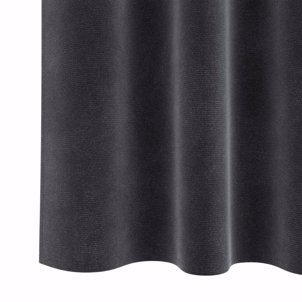 Berkfield Home Elegant Dark Grey Velvet Blackout Curtains with Top Tape, 2 Pack – 6
