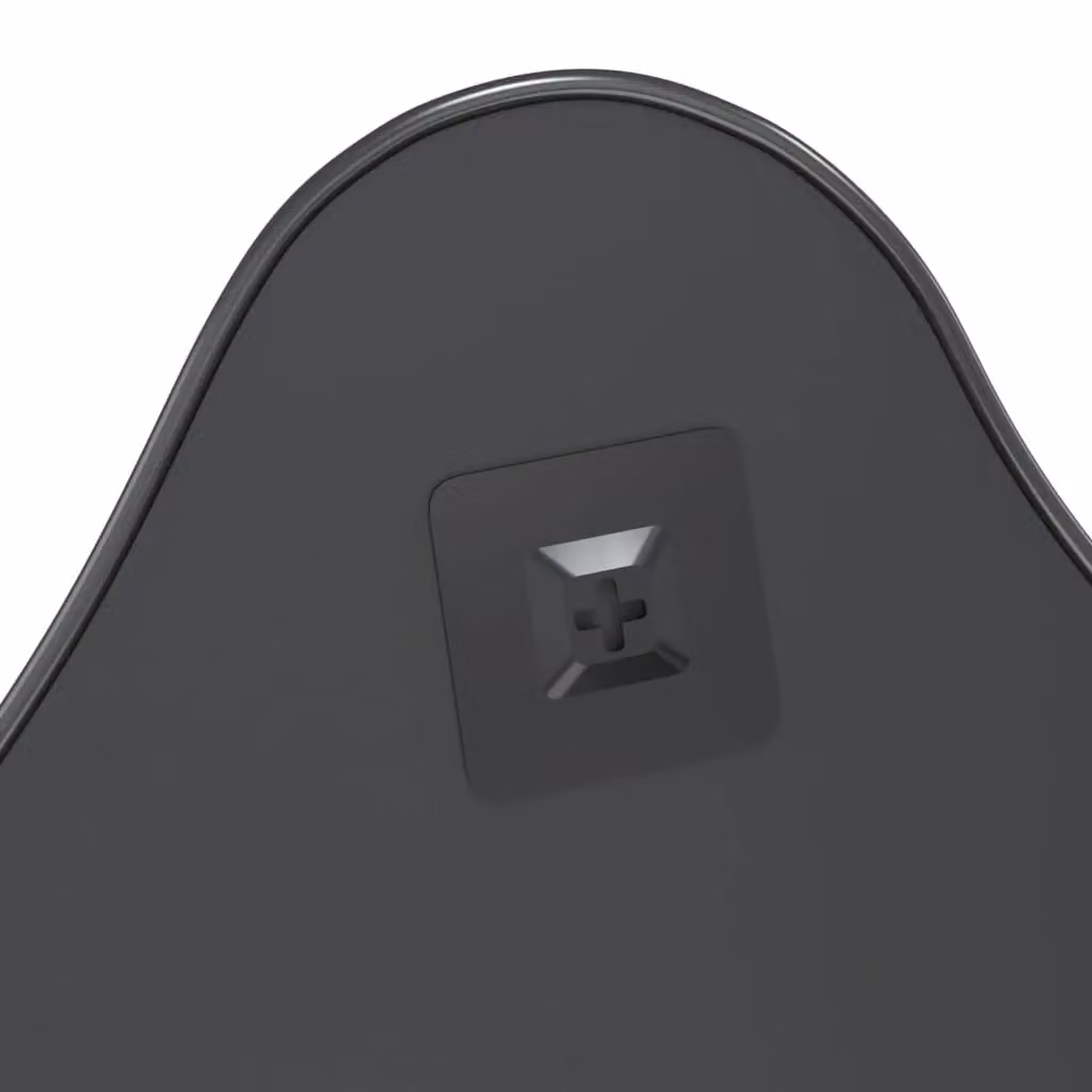 Berkfield Home Minimalist Rectangular Wall Mirror in Black, W: 60 cm, H: 50 cm – 2