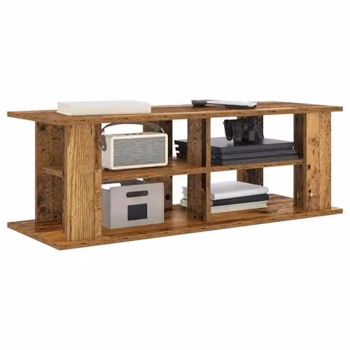 vidaXL Modern TV Stand in Old Wood Brown, W/D/H: 96 x 35 x 33.5 cm
