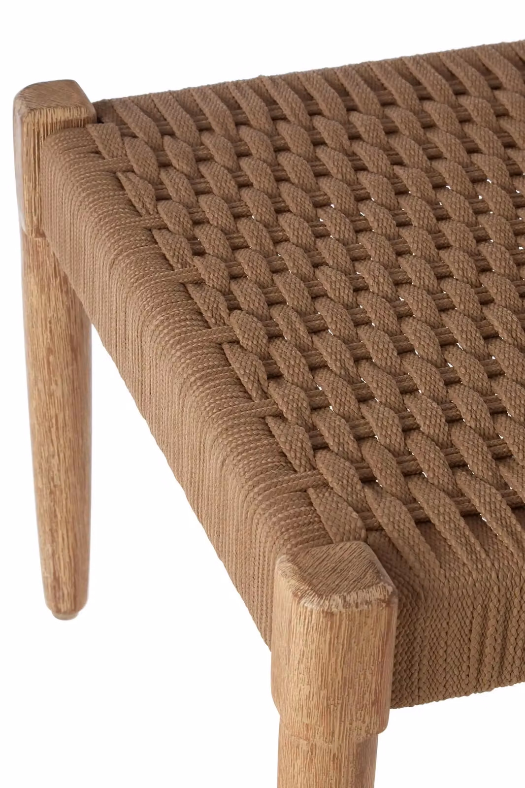 Orsina Rounded Under Desk Footrest in Natural Wood and Rope, W/D/H: 47 x 36 x 36 cm – 4