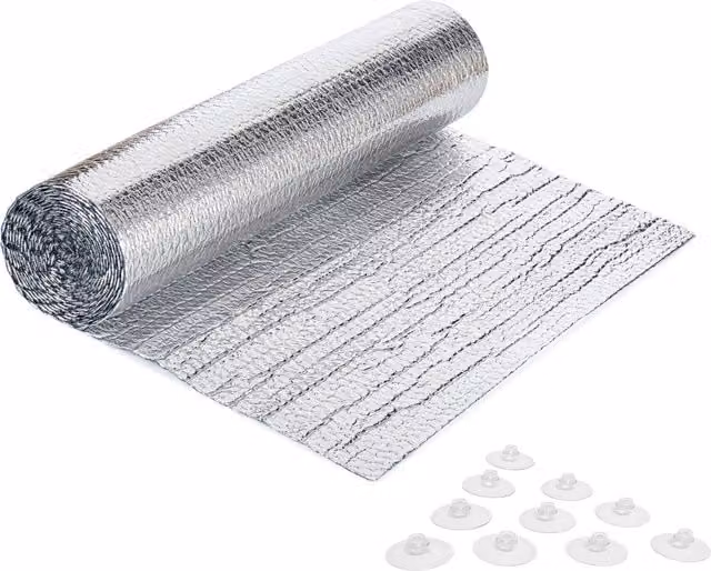 SuperFOIL Silver Solar Window Reflector Insulation Kit