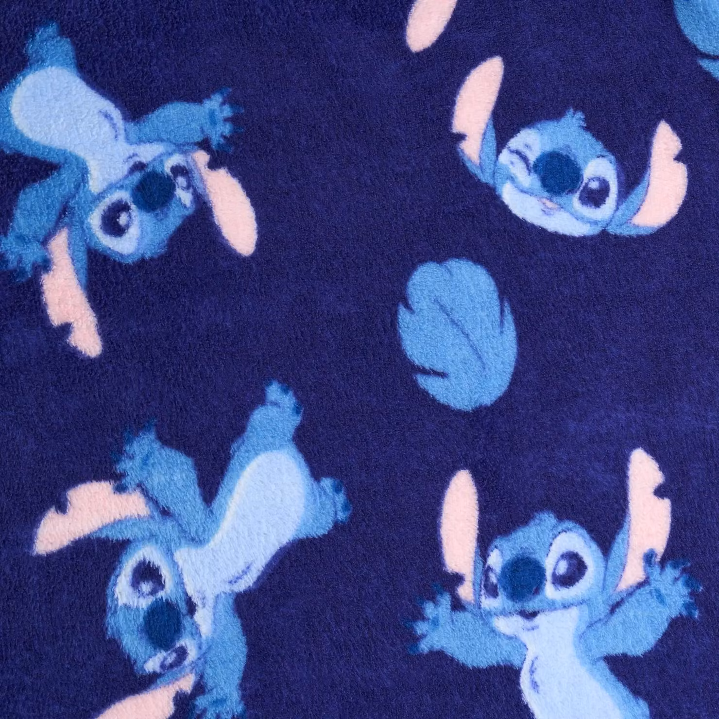 OHS Blue Soft Coral Fleece Animal Stitch Throw Blanket for Children, W/D/H: 120 x 100 x 1 cm – 4