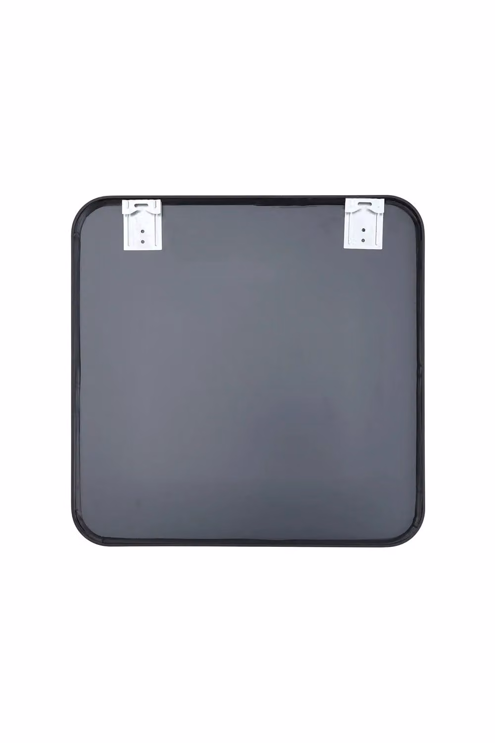 Living and Home Modern Square Wall Mirror with Black Aluminum Alloy Frame, W/D/H: 40 x 40 x 1 cm – 3
