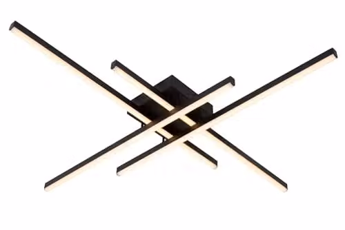 Lucide Novak Black Square LED Flush Ceiling Light with Dimmable CCT 42W – 1