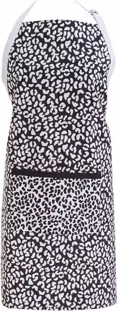 Orsina London Leo Apron in Black and White