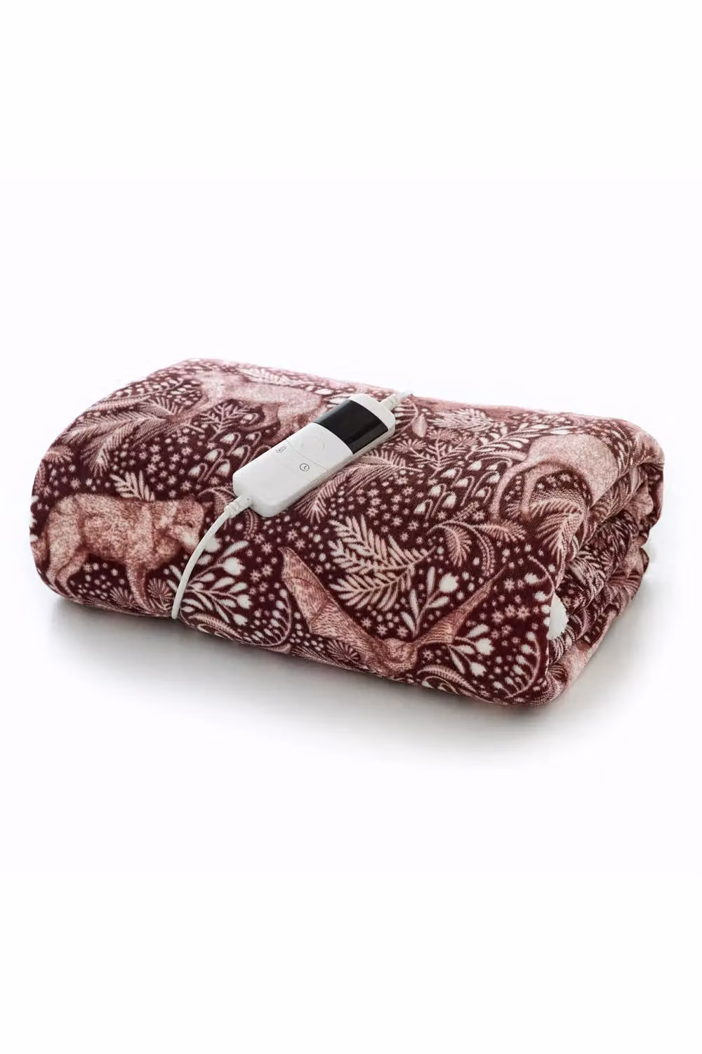 Deyongs Woodland Folk Heated Sherpa Throw in Red, W/D/H: 140 x 180 cm – 2