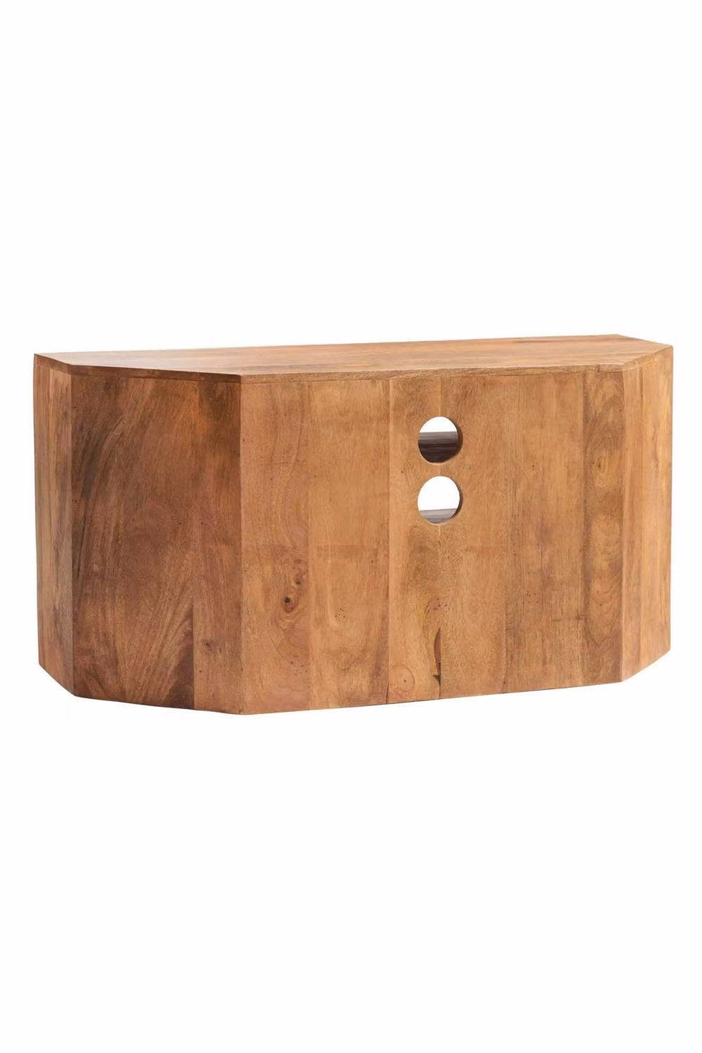 IH Design Southborough Light Mango Corner TV Unit in Brown – 2