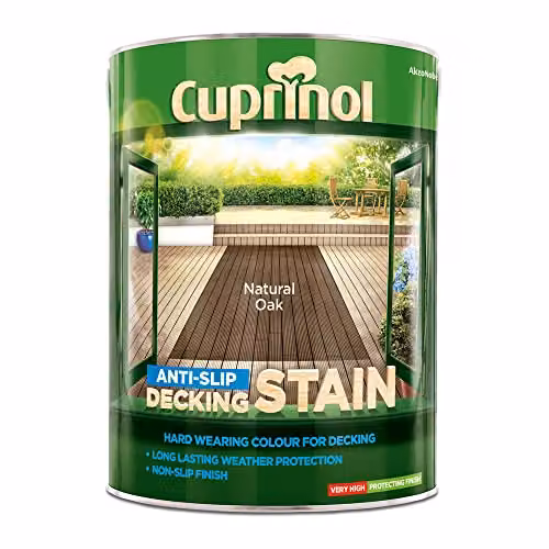 Cuprinol Anti-Slip Decking Stain in Brown, 5L – 2