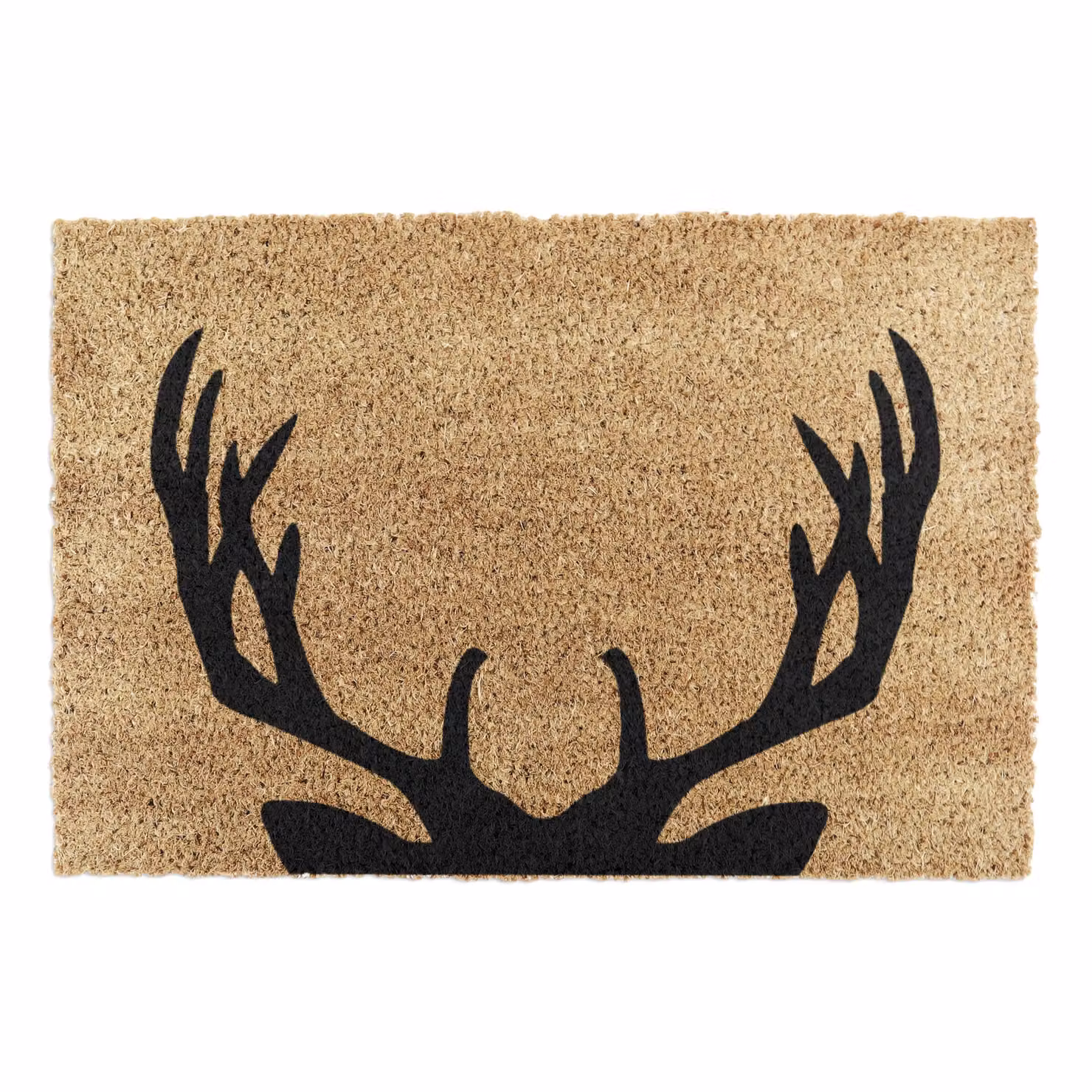 Artsy Mats Stag Antlers Doormat in Black, W/D: 60 x 40 cm – 4