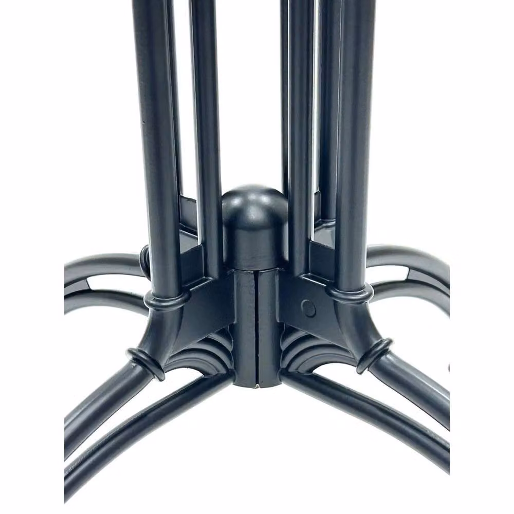 Kelvenix Vintage Bistro Table with Cast Aluminium Base in Brown – 2