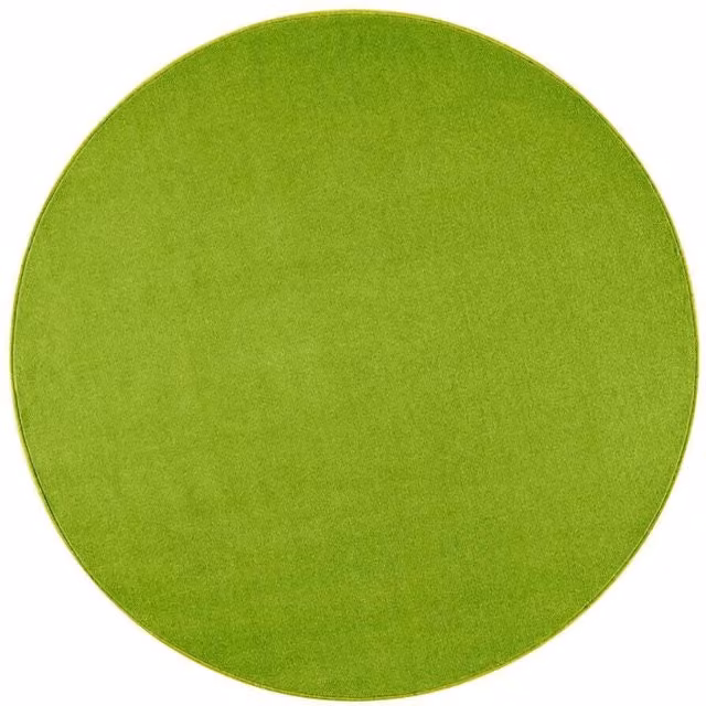 Hanse Home Plain Green Polypropylene Rectangular Rug