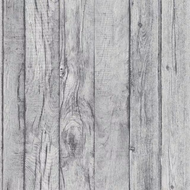 Grandeco Country Wood Rustic Nature Wallpaper in Grey