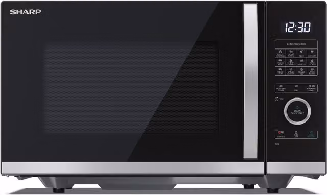 Sharp 23L Flatbed Microwave Combi Oven with Grill, Black
