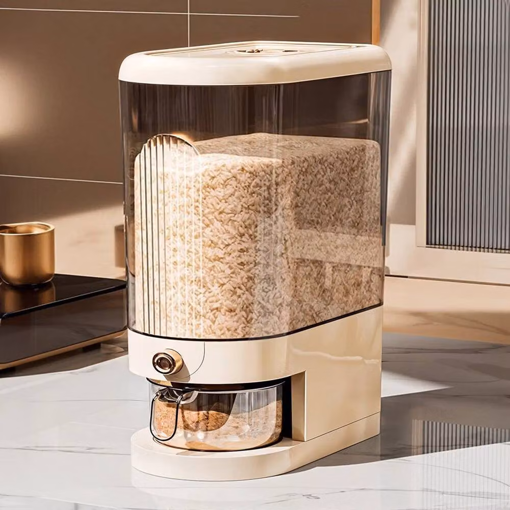 Kelvenix 10kg Double Cereal and Rice Dispenser in White – 2