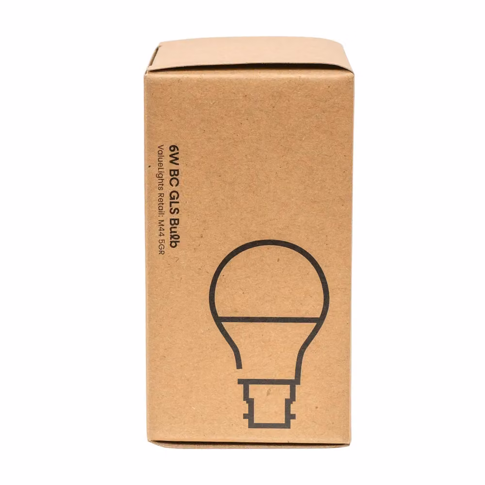 ValueLights Pack of 3 6W B22 Warm White LED Bulbs – 2