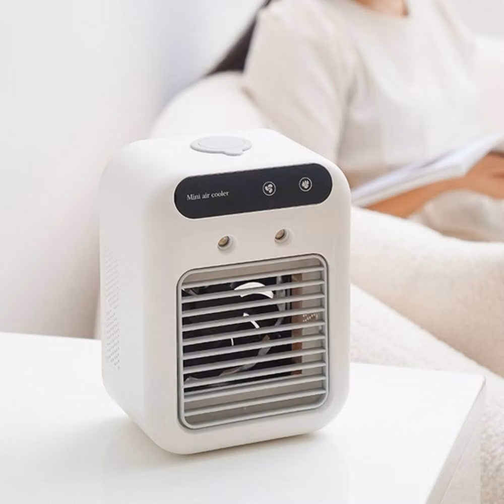 Quipulse USB Powered Desktop Air Cooler with Mist Function in White – 2
