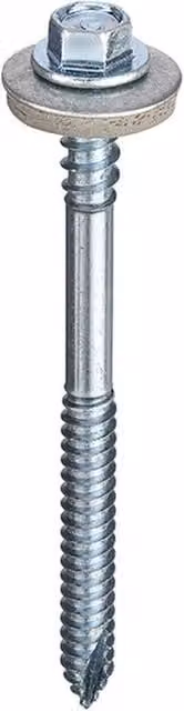 Unifix Hex Head Hi Thread Composite Panel Self Drill Screw, Silver, Box of 100
