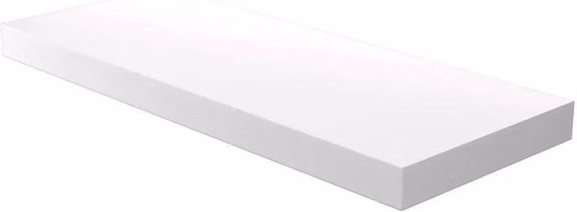 PAWNORA Invisible Floating Wall Shelves in White, 60 cm
