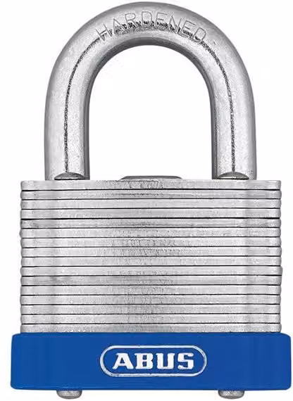 ABUS ETERNA Laminated Steel Padlock, Keyed Alike, White and Silver, 41/50mm – 1