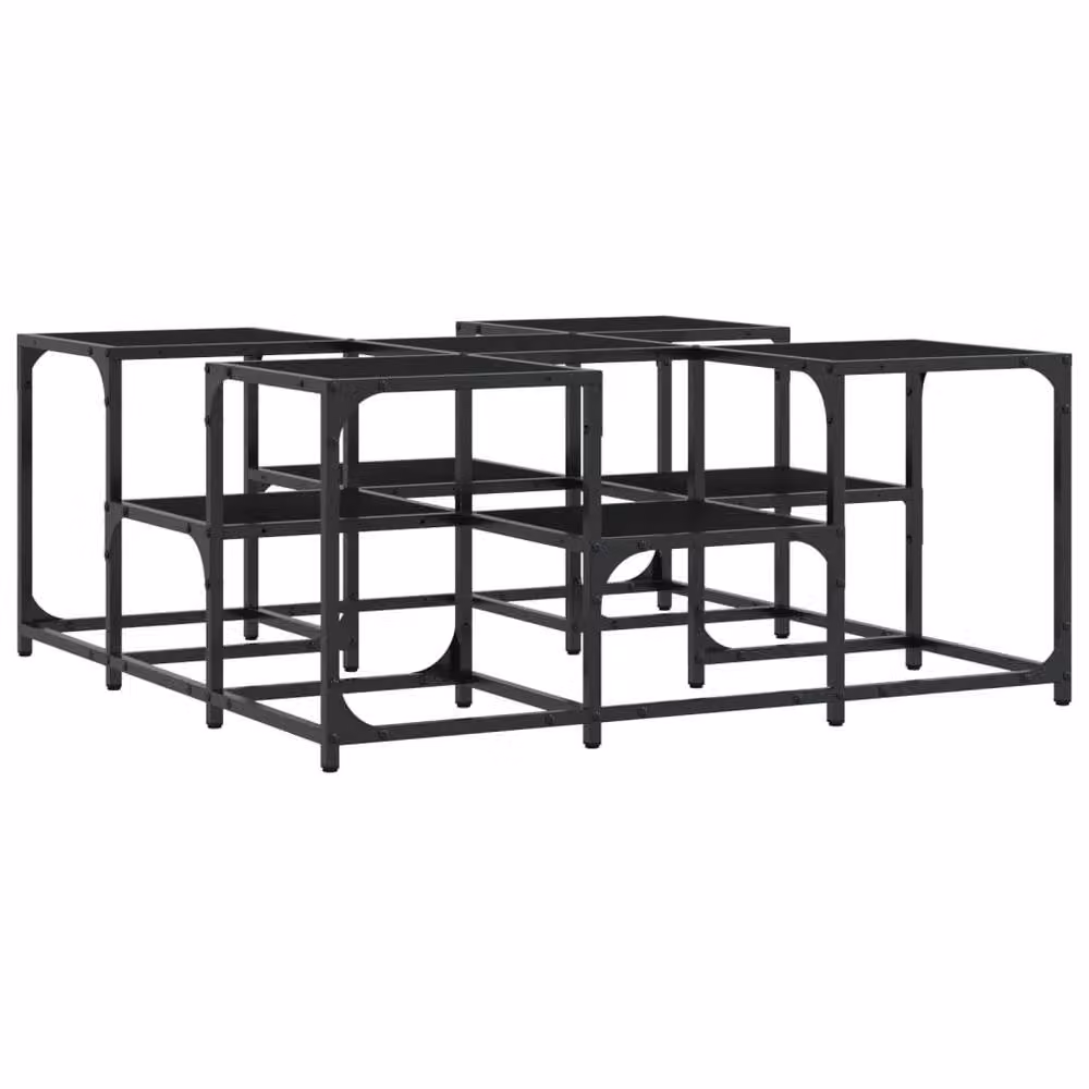 Berkfield Home Black Decorative Coffee Table, W/D/H: 91 x 91 x 40 cm – 2