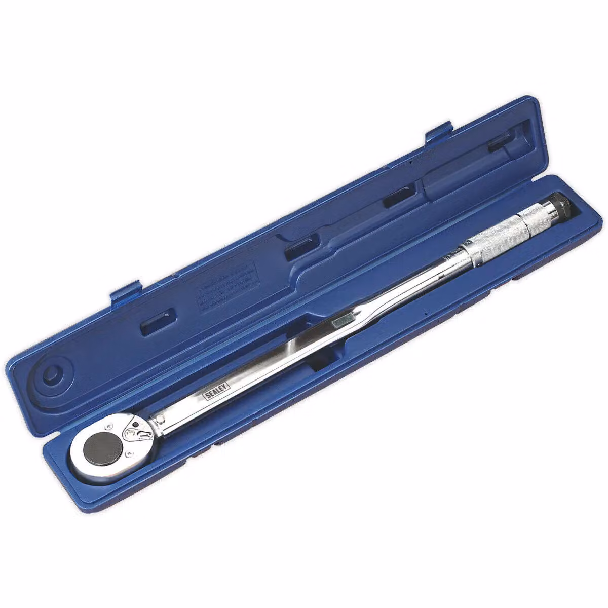 Loops Micrometer Torque Wrench with 3/4 inch Square Drive and Flip Reverse Ratchet Mechanism in Silver and Multicolour Hardened Steel – 2