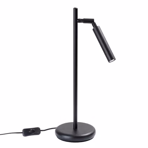 SOLLUX lighting PASTELO Black Metal Table Lamp