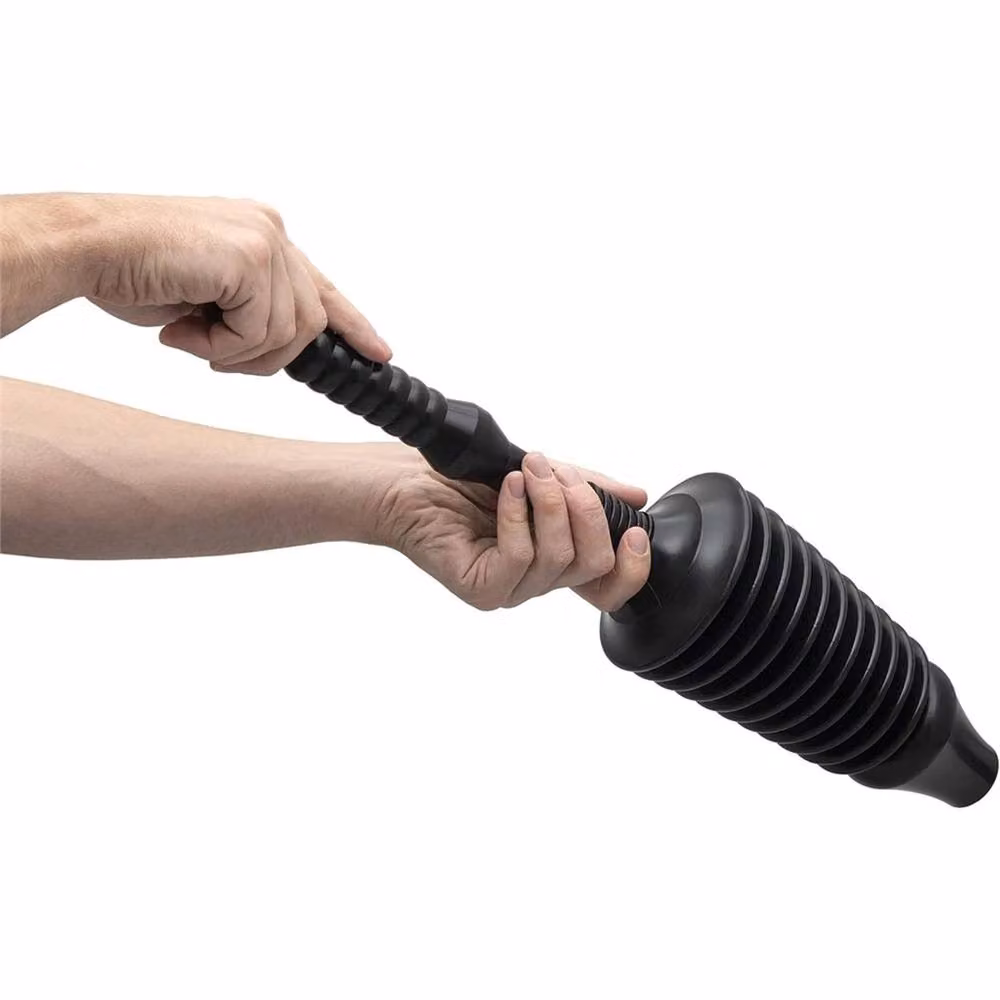 VOGREX Heavy Duty Air Pump Toilet Plunger and Sink Drain Unblocker in Black – 5