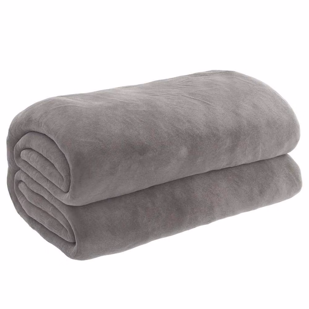 Berkfield Home Soft Weighted Blanket with Cover, Grey, W/D: 200 x 200 cm, 9 kg – 2