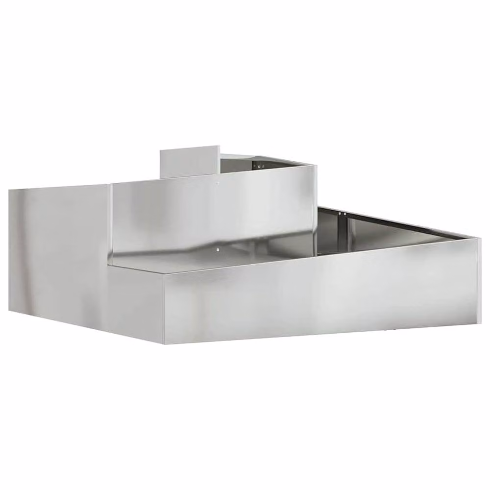 Berkfield Home Galvanised Metal Planter Tub in Silver – 2